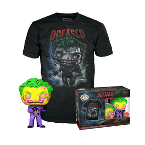 Joker - DCeased Funko Pop! & Tee [BlackLight Size-Medium]