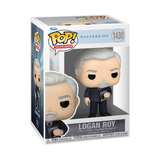 Logan Roy #1430 Funko Pop! TV Succession — figure in retail window display box.