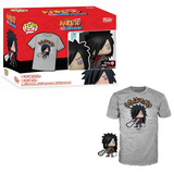 Madara with Weapons Naruto Funko Pop and Tee GameStop Exclusive in box and out of box glam shot