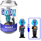 Nebula Guardians of the Galaxy Volume 3 Funko Soda figure in can and out of can
