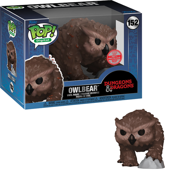 Owlbear #152 Funko Pop in box and out of box – Dungeons & Dragons [Digital Release Limited Edition 1640 Pieces]