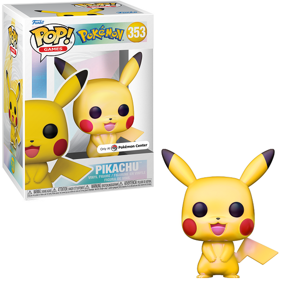 Pikachu #353 - Pokemon Funko Pop! Games [Pearlescent Pokemon Center Exclusive]