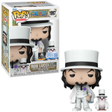 Rob Lucci with Hattori #1997 One Piece Funko Pop Toy Temple Exclusive in box and out of box