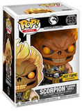 Scorpion Flaming Skull #255 Mortal Kombat Funko Pop in box