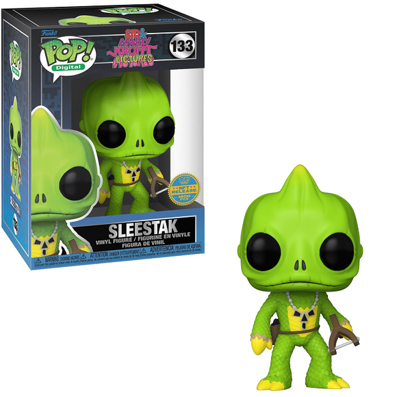Sleestak #133 Sid and Marty Krofft Funko Pop Digital Release LE 1400 in and out of box view