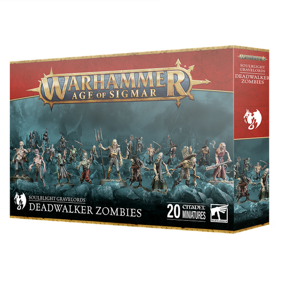 Warhammer Age of Sigmar Soulblight Gravelords Deadwalker Zombies 91-07