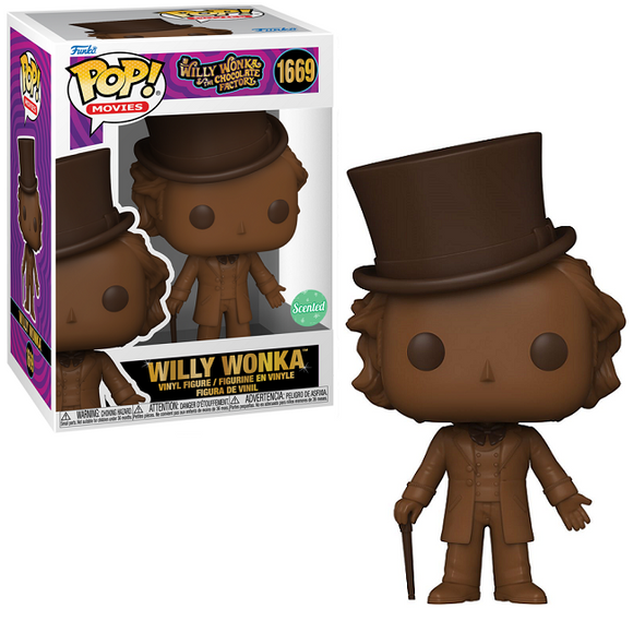 Willy Wonka #1669 Scented - Willy Wonka And The Chocolate Factory Funko Pop! Movies shown in box and out of box