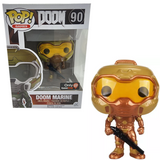 Space Marine (Gold) #90 Funko Pop! in box and out of box