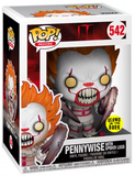 Pennywise with Spider Legs #542 GITD Funko Pop! horror figure in display box