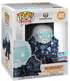 Reinhardt #400 Overwatch 6 inch Funko Pop Games GITD 2018 Fall Convention Exclusive figure in box