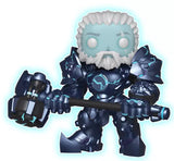 Reinhardt #400 Overwatch 6 inch Funko Pop Games GITD 2018 Fall Convention Exclusive vinyl figure out of box