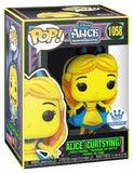 Alice Curtsying Funko Pop #1058 Black Light Exclusive in box