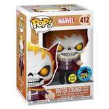 Doctor Strange Ghost Rider #412 Marvel Funko Pop GITD LACC Exclusive figure in box