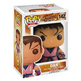 Dan #142 Street Fighter Funko Pop! shown in original window display box