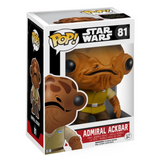 Admiral Ackbar #81 Star Wars Funko Pop figure in box