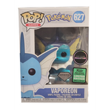 Vaporeon #627 Pokemon Diamond Funko Pop 2021 Spring Convention Phantom Exclusivo in box