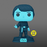 Holographic Luke Skywalker #615 Return of the Jedi GITD EE Exclusive Funko Pop figure out of box with glow