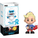 Bumble Rudolph the Red-Nosed Reindeer ThrillJoy Pix! Chase box slightly opened with Hermey out of box