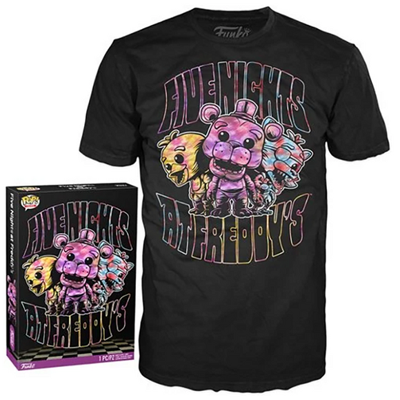 Five Nights at Freddys Boxed Funko Pop! Tee [Summer Tie Dye]