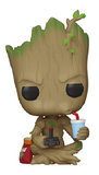 Groot #539 Funko Pop Marvel Gamer GameStop Exclusive vinyl figure out of box