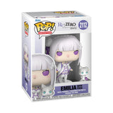 Emilia with Puck #2112 Re:Zero Funko Pop vinyl figure in box