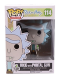 Rick with Portal Gun #114 Funko Pop! in display box