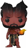 Sabbac #1237 Black Adam Funko Pop! Movies out of box full view with horns and fire effect