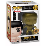 Bruce Lee #218 Enter the Dragon Gold Bait Exclusive Funko Pop in box