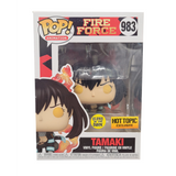 Tamaki #983 Fire Force glow in the dark Hot Topic Exclusive Funko Pop in box