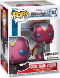 Vision #1143 Avengers Civil War Amazon Exclusive Funko Pop! in display box