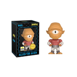 Allen the Alien Chase in red outfit in and out of box