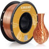 KINGROON PLA SILK filament spool with 3D printed example