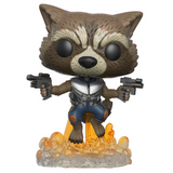 Rocket #201 Guardians of the Galaxy Funko Pop! out of box