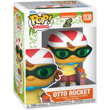 Otto Rocket #1530 Rocket Power Funko Pop TV figure in box holding skateboard