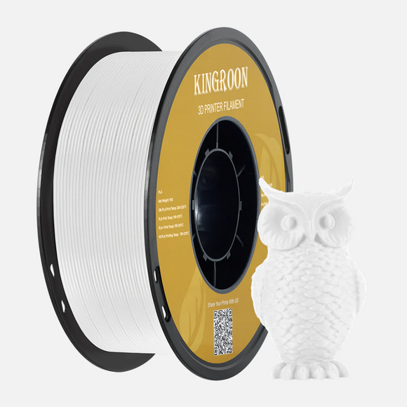 KINGROON PLA Basic filament spool with 3D printed owl model