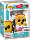 Pluto #1227 Disney Holiday Flocked Funko Pop! in display box