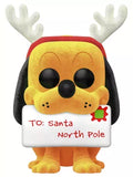 Pluto #1227 Disney Holiday Flocked Funko Pop! out of box