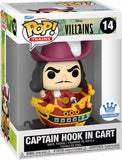 Captain Hook in Cart #14 Disney Villains Funko Pop! Funko Exclusive in display box