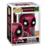 Deadpool #400 Marvel Holiday Funko Pop! display packaging
