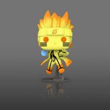 Naruto Uzumaki Kurama Link Mode #1465 Glow Chase Funko Pop Naruto AAA Anime Exclusive out of box with glow