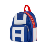 UA High School My Hero Academia Funko mini backpack side view blue design