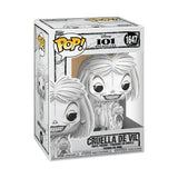 Cruella De Vil #1647 Disney Sketched 101 Dalmatians Funko Pop in display box