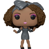 Whitney Houston #70 Whitney Funko Pop Icons figure out of box with gray dress and headband