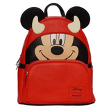 Loungefly Devil Mickey Halloween mini backpack red Disney EE exclusive front view