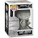 Lady Justice #89 Funko Pop Metallica Rocks figure in box
