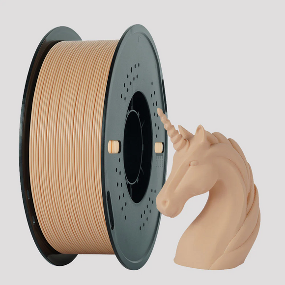 KINGROON PLA Basic filament spool with 3D printed unicorn model