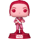 Rey #588 Star Wars Valentines Star Wars Funko Pop figure holding heart gift out of box