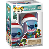 Stitch With Lights #1504 Lilo & Stitch Funko Pop! Holiday in display box