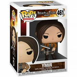 Ymir #461 Attack on Titan Funko Pop figure in box holding dual blades wearing Scout Regiment uniform