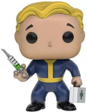 Vault Boy Medic #101 Fallout Funko Pop with syringe and med kit out of box